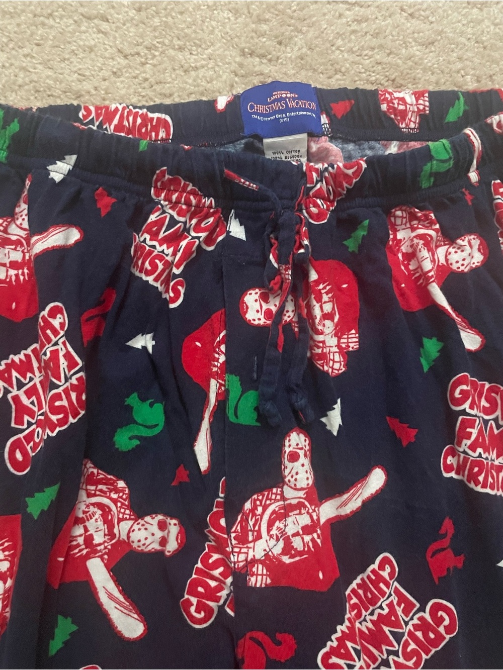Christmas Vacation Men’s PJ bottoms Size L - Picture 2 of 3